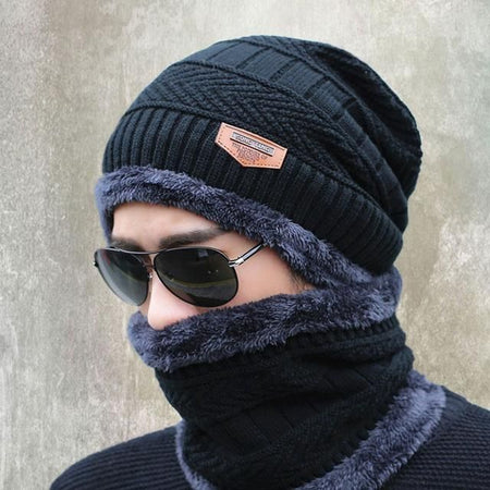 Winter Cap And Neck Warmer For Men And Women